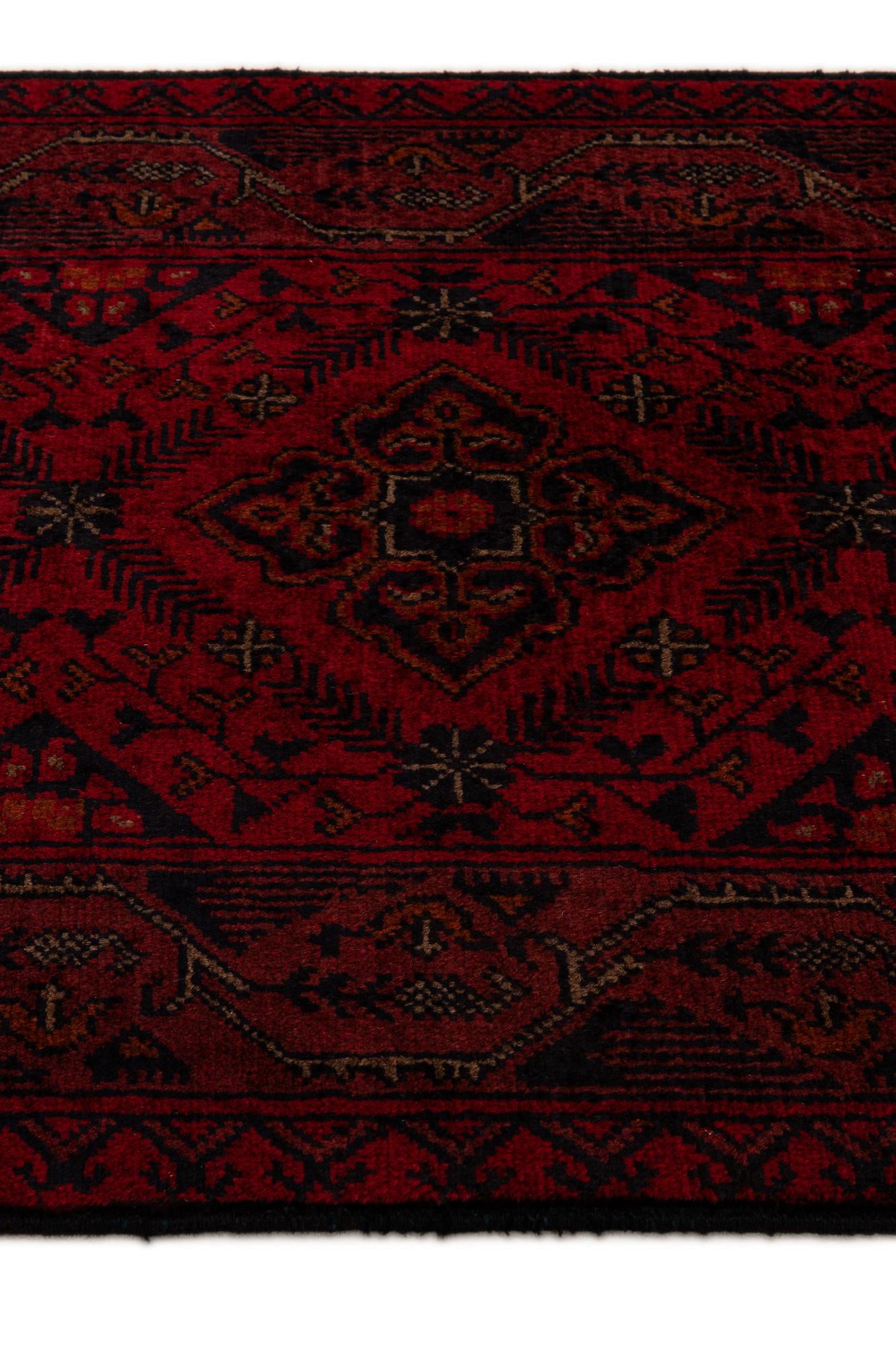 2' 7 x 9' 4 Hand Knotted Khal Mohammadi Wool Runner Rug