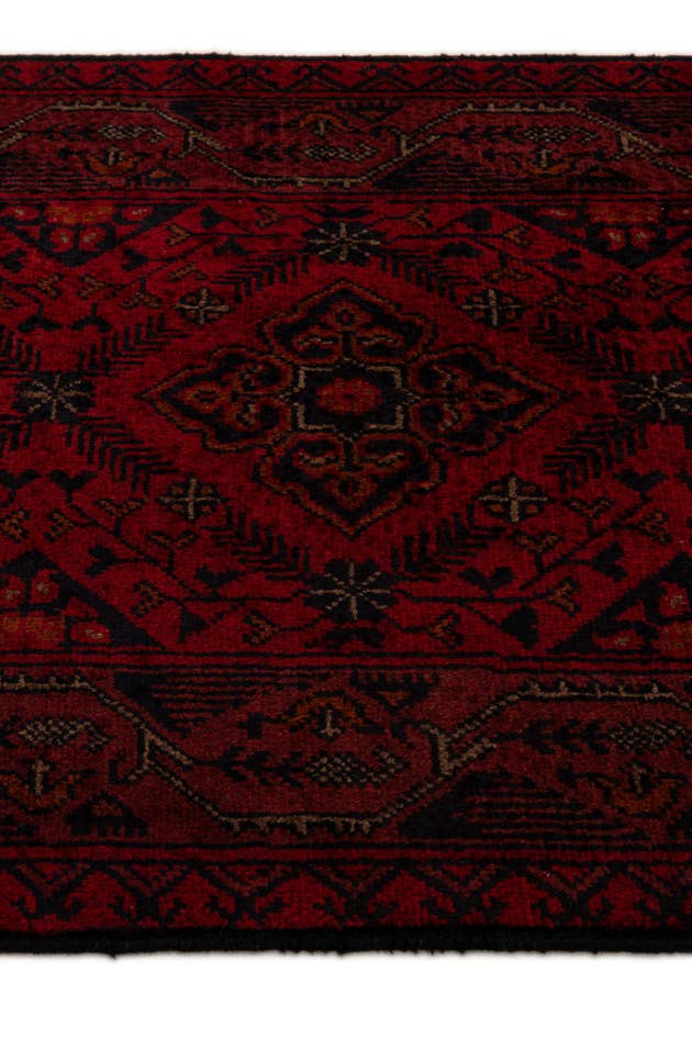 Detail image of 2' 7 x 9' 4 Hand Knotted Khal Mohammadi Wool Runner Rug