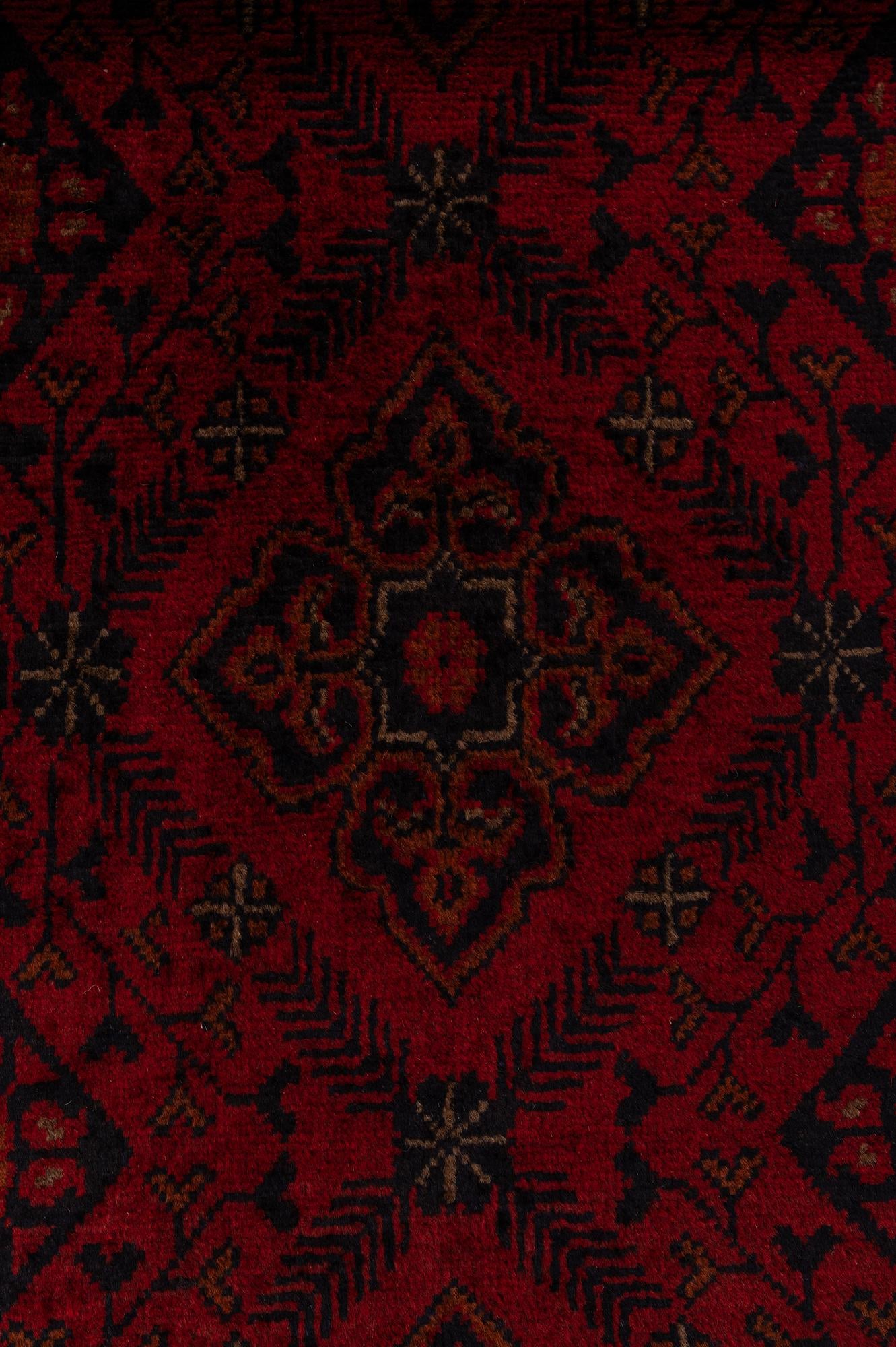 2' 7 x 9' 4 Hand Knotted Khal Mohammadi Wool Runner Rug