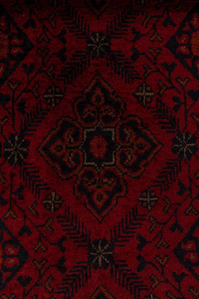 2' 7 x 9' 4 Hand Knotted Khal Mohammadi Wool Runner Rug