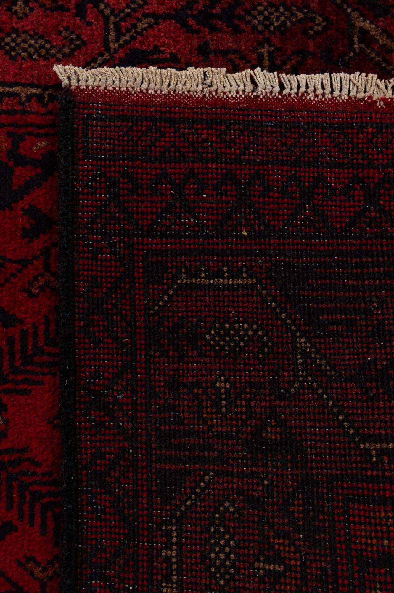 2' 7 x 9' 4 Hand Knotted Khal Mohammadi Wool Runner Rug