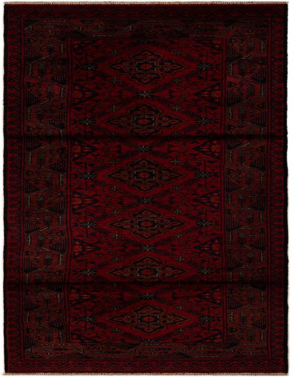 Detail image of 2' 7 x 9' 4 Hand Knotted Khal Mohammadi Wool Runner Rug