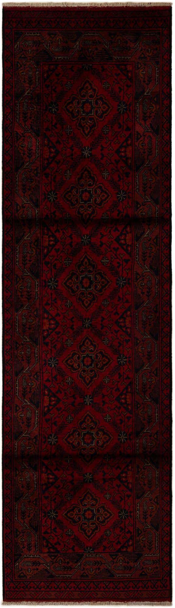 2' 7 x 9' 4 Hand Knotted Khal Mohammadi Wool Runner Rug