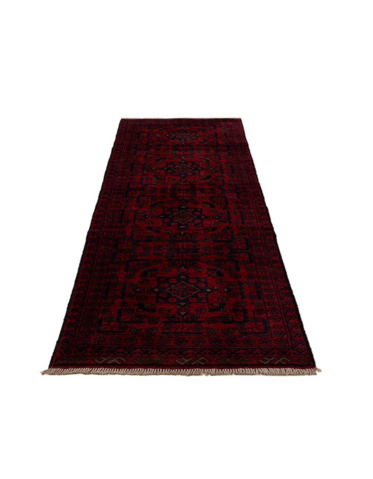 Detail image of 2' 7 x 9' 3  Hand Knotted Khal Mohammadi Wool Runner Rug