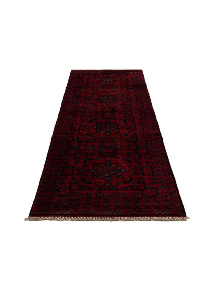 2' 7 x 9' 3 Hand Knotted Khal Mohammadi Wool Runner Rug