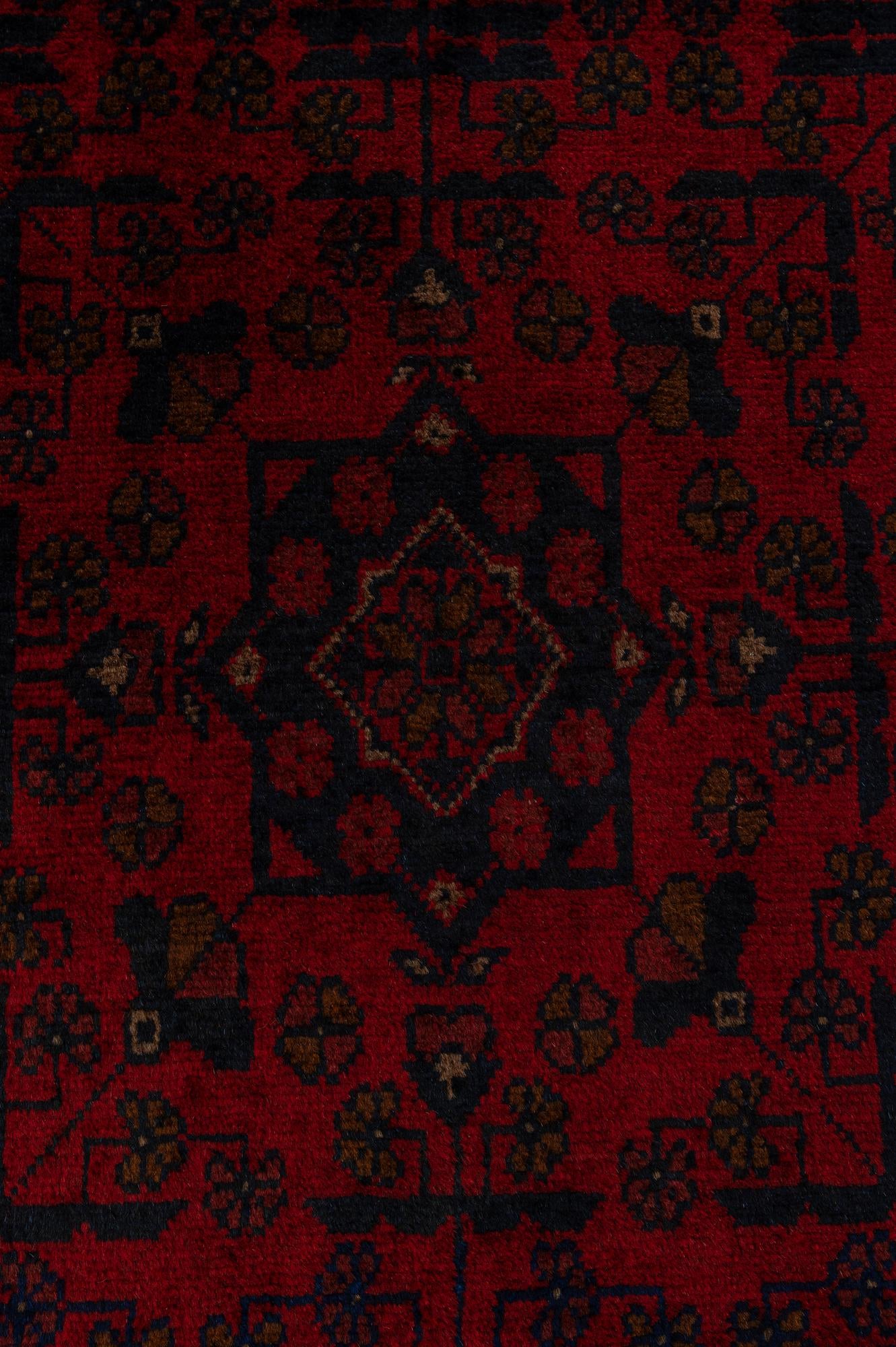 2' 7 x 9' 3 Hand Knotted Khal Mohammadi Wool Runner Rug