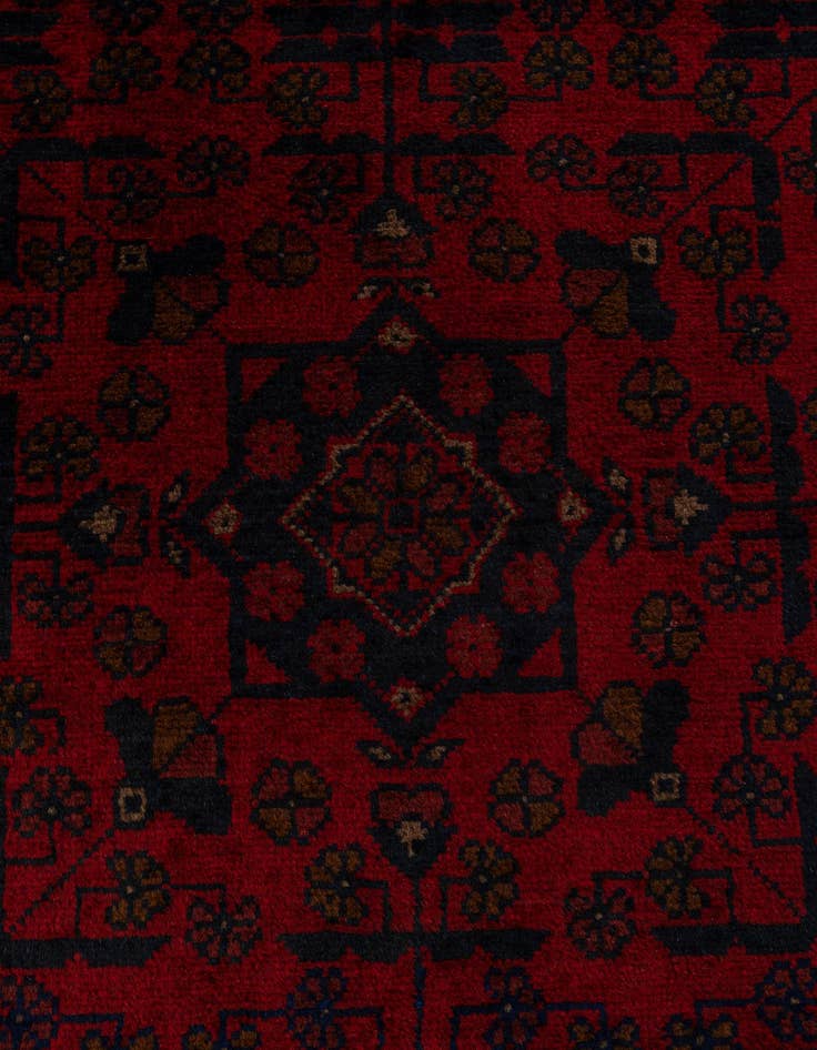 Detail image of 2' 7 x 9' 3  Hand Knotted Khal Mohammadi Wool Runner Rug