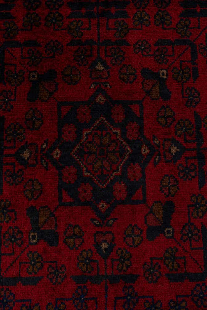 2' 7 x 9' 3 Hand Knotted Khal Mohammadi Wool Runner Rug