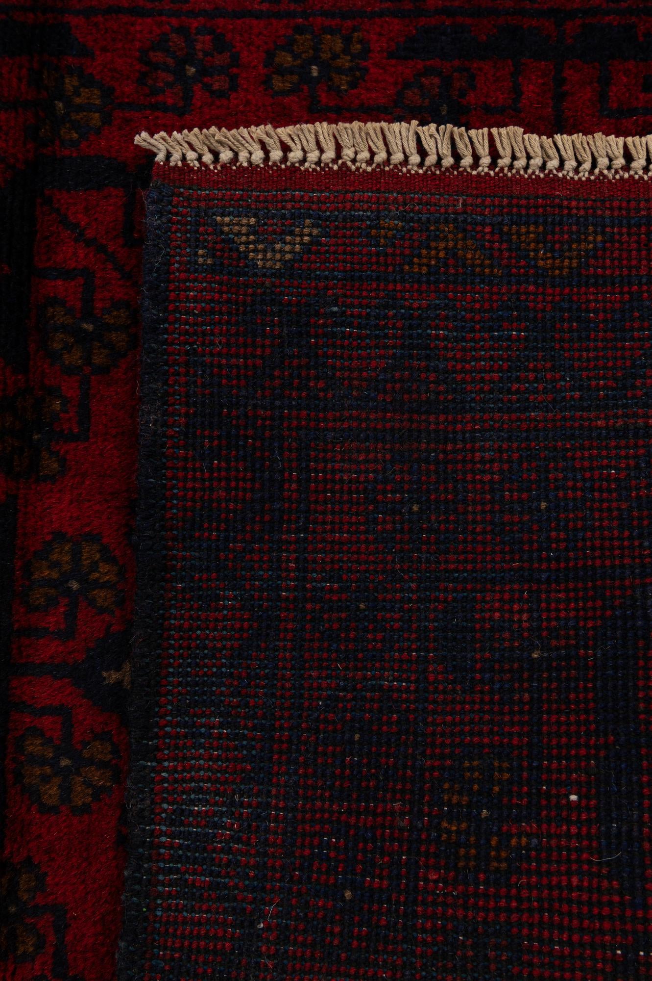2' 7 x 9' 3 Hand Knotted Khal Mohammadi Wool Runner Rug