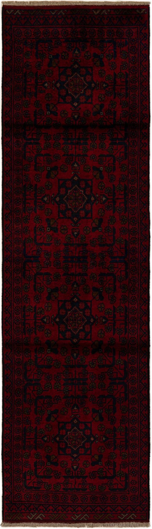 2' 7 x 9' 3 Hand Knotted Khal Mohammadi Wool Runner Rug
