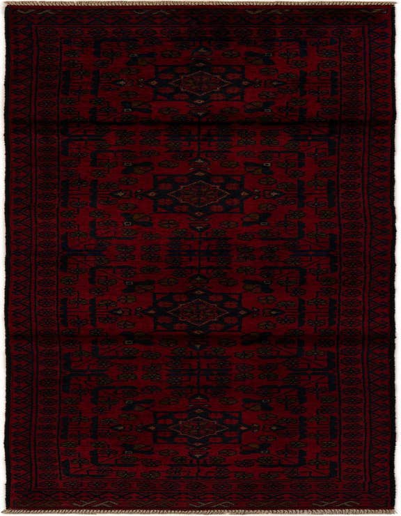 Detail image of 2' 7 x 9' 3 Hand Knotted Khal Mohammadi Wool Runner Rug