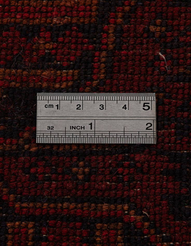 Detail image of 2' 6 x 9' 8  Hand Knotted Khal Mohammadi Wool Runner Rug