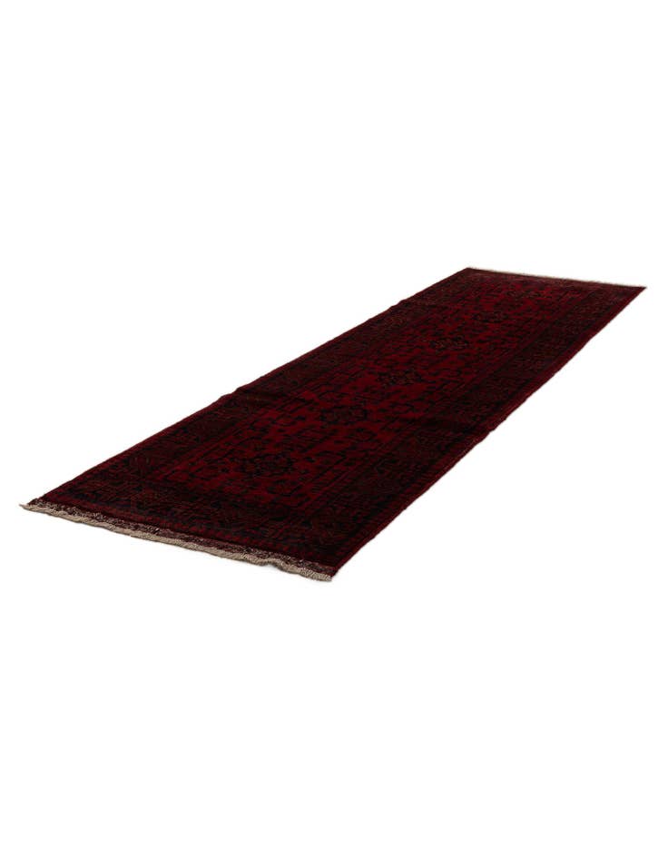 Detail image of 2' 6 x 9' 8  Hand Knotted Khal Mohammadi Wool Runner Rug