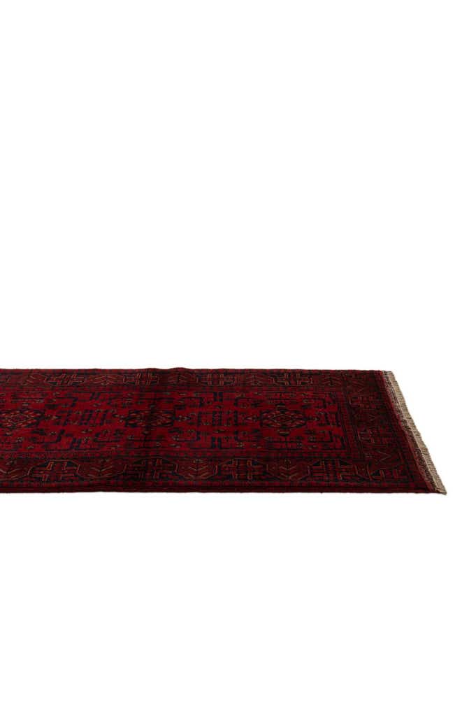 2' 6 x 9' 8 Hand Knotted Khal Mohammadi Wool Runner Rug