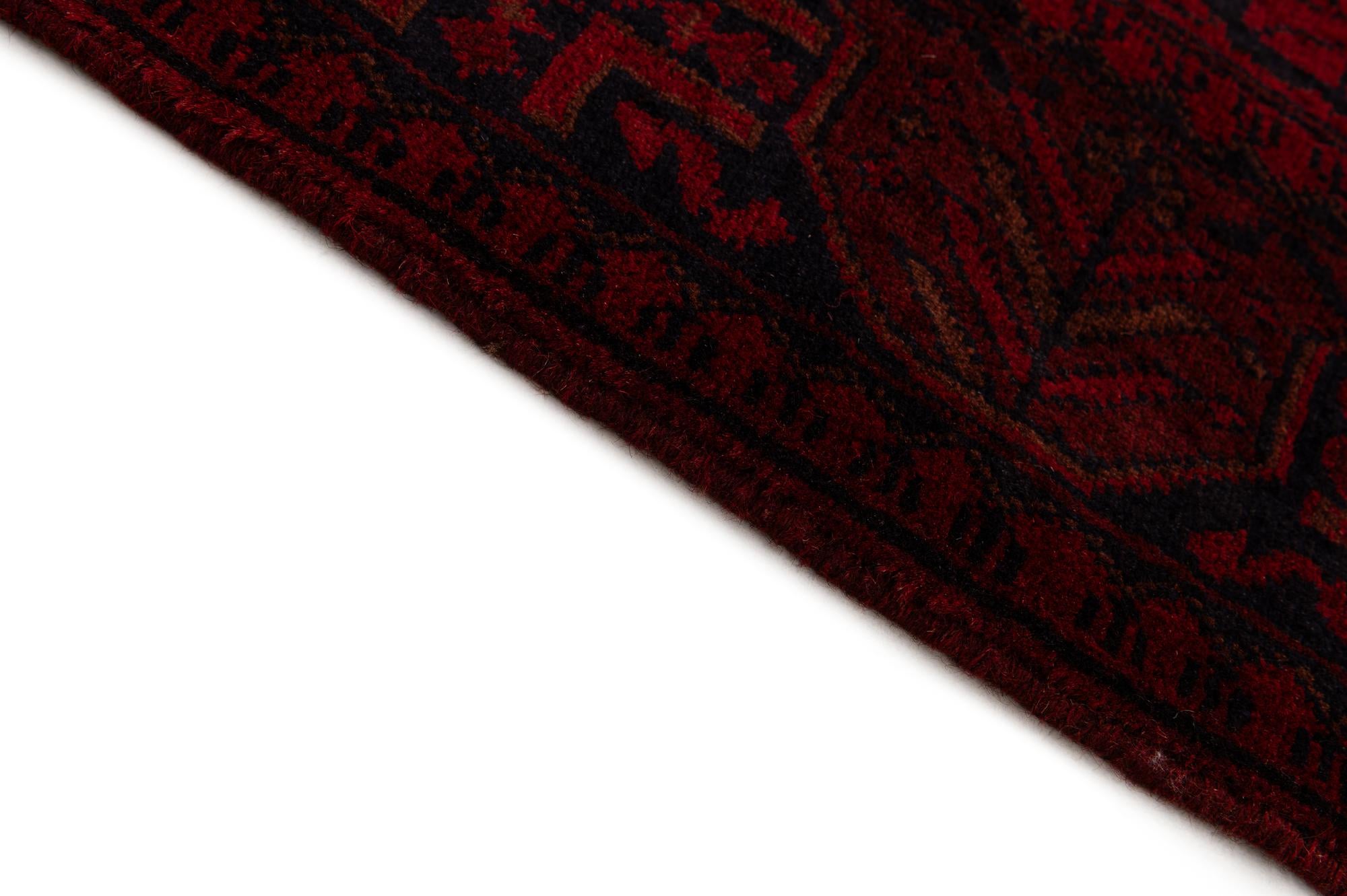 2' 6 x 9' 8 Hand Knotted Khal Mohammadi Wool Runner Rug