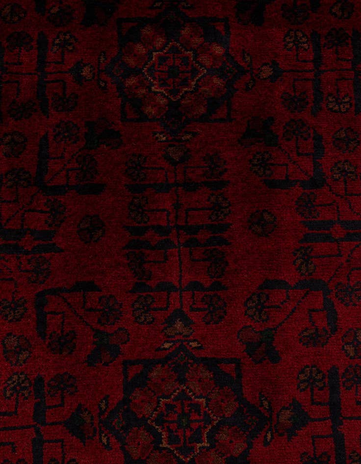 Detail image of 2' 6 x 9' 8  Hand Knotted Khal Mohammadi Wool Runner Rug