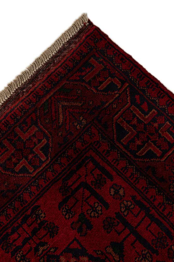 2' 6 x 9' 8 Hand Knotted Khal Mohammadi Wool Runner Rug