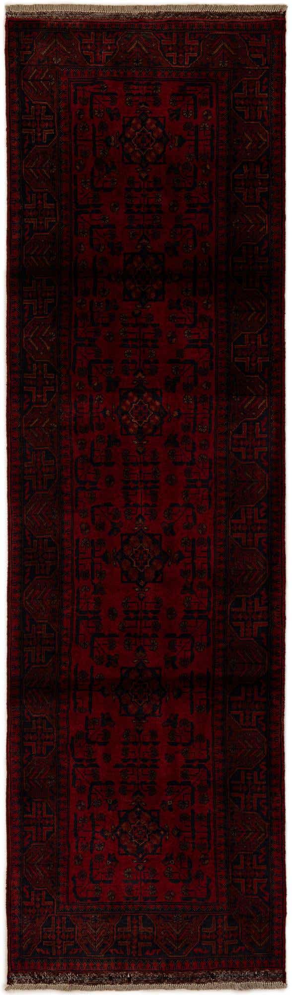 2' 6 x 9' 8 Hand Knotted Khal Mohammadi Wool Runner Rug