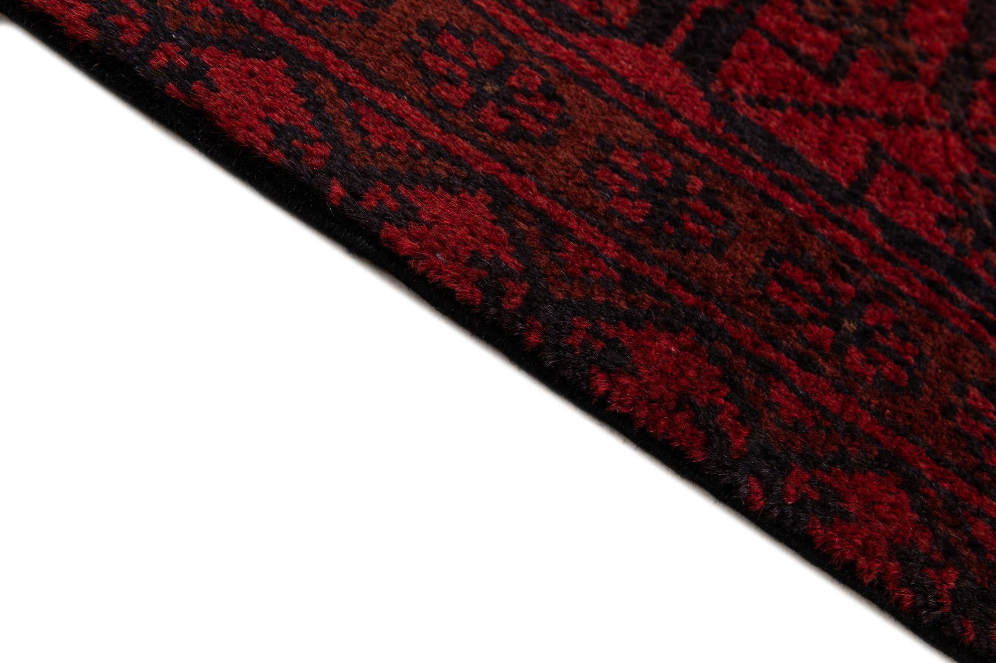 2' 6 x 9' 5 Hand Knotted Khal Mohammadi Wool Runner Rug