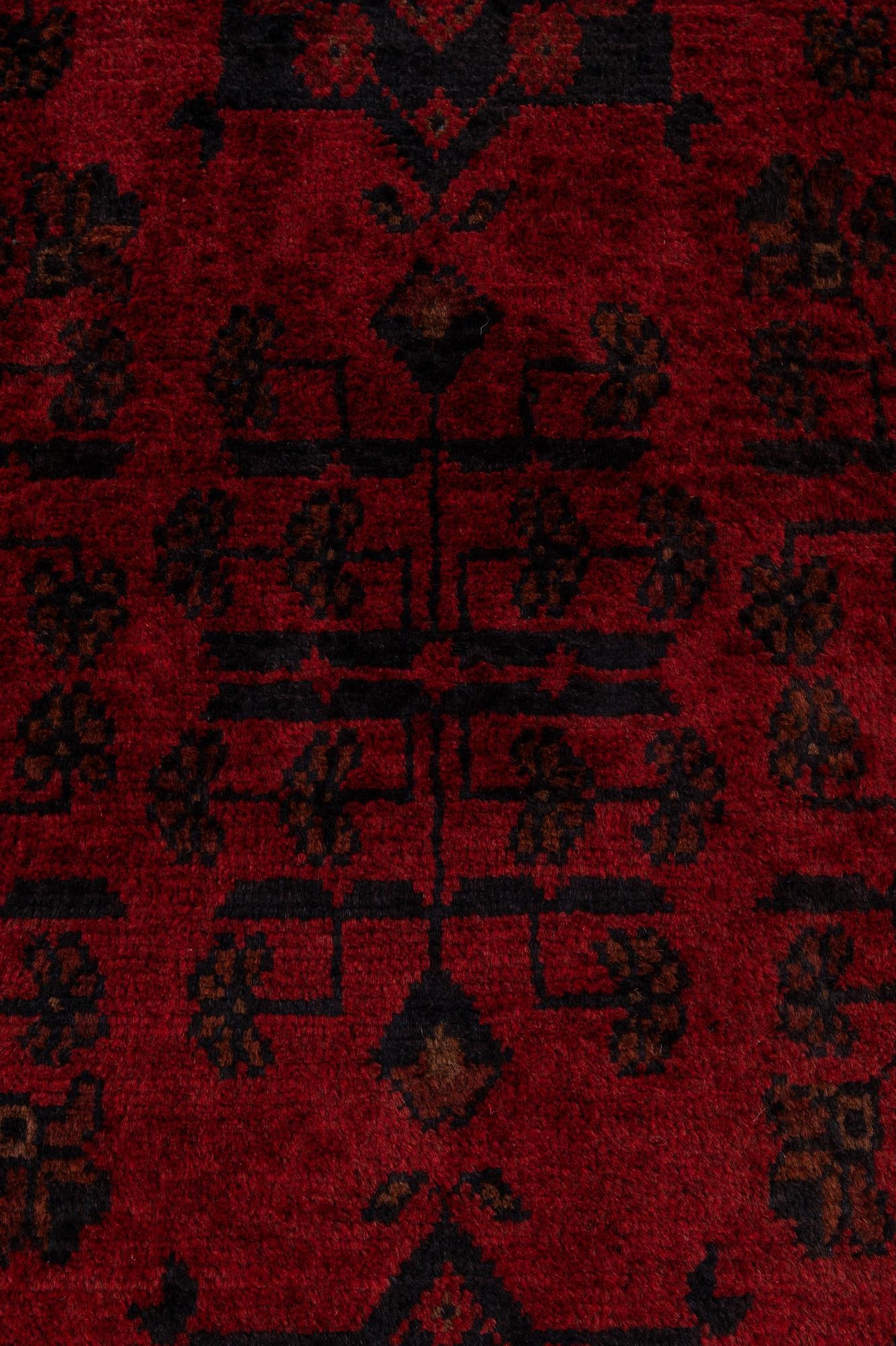 2' 6 x 9' 5 Hand Knotted Khal Mohammadi Wool Runner Rug