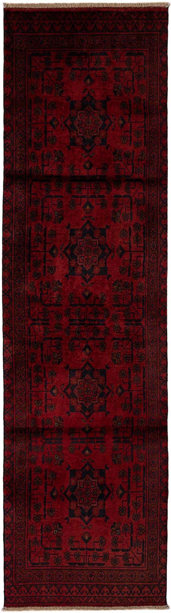 2' 6 x 9' 5 Hand Knotted Khal Mohammadi Wool Runner Rug