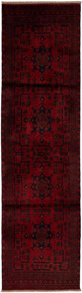 2' 6 x 9' 5 Hand Knotted Khal Mohammadi Wool Runner Rug