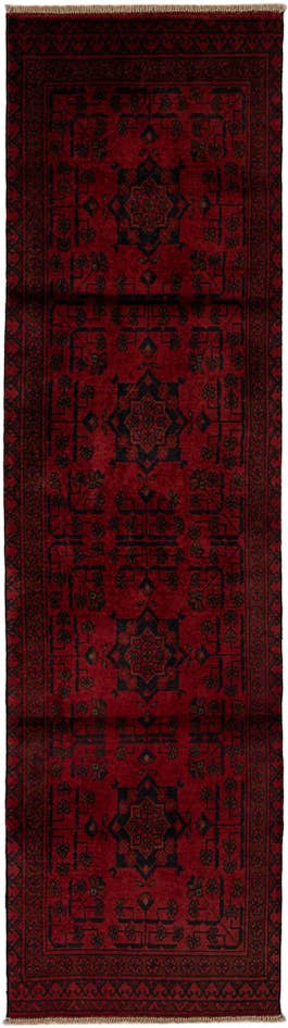 Detail image of 2' 6 x 9' 5 Hand Knotted Khal Mohammadi Wool Runner Rug
