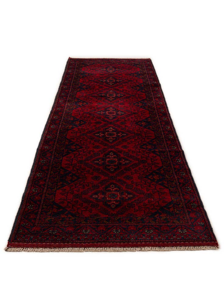 Detail image of 2' 8 x 9' 5  Hand Knotted Khal Mohammadi Wool Runner Rug