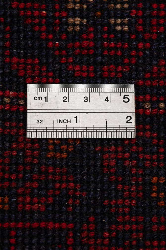2' 8 x 9' 5 Hand Knotted Khal Mohammadi Wool Runner Rug