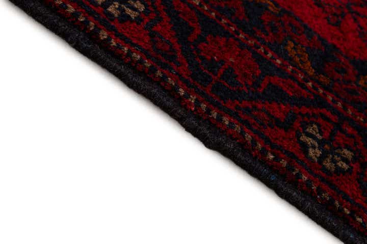2' 8 x 9' 5 Hand Knotted Khal Mohammadi Wool Runner Rug