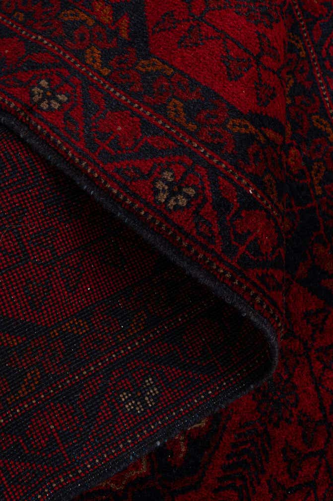 2' 8 x 9' 5 Hand Knotted Khal Mohammadi Wool Runner Rug