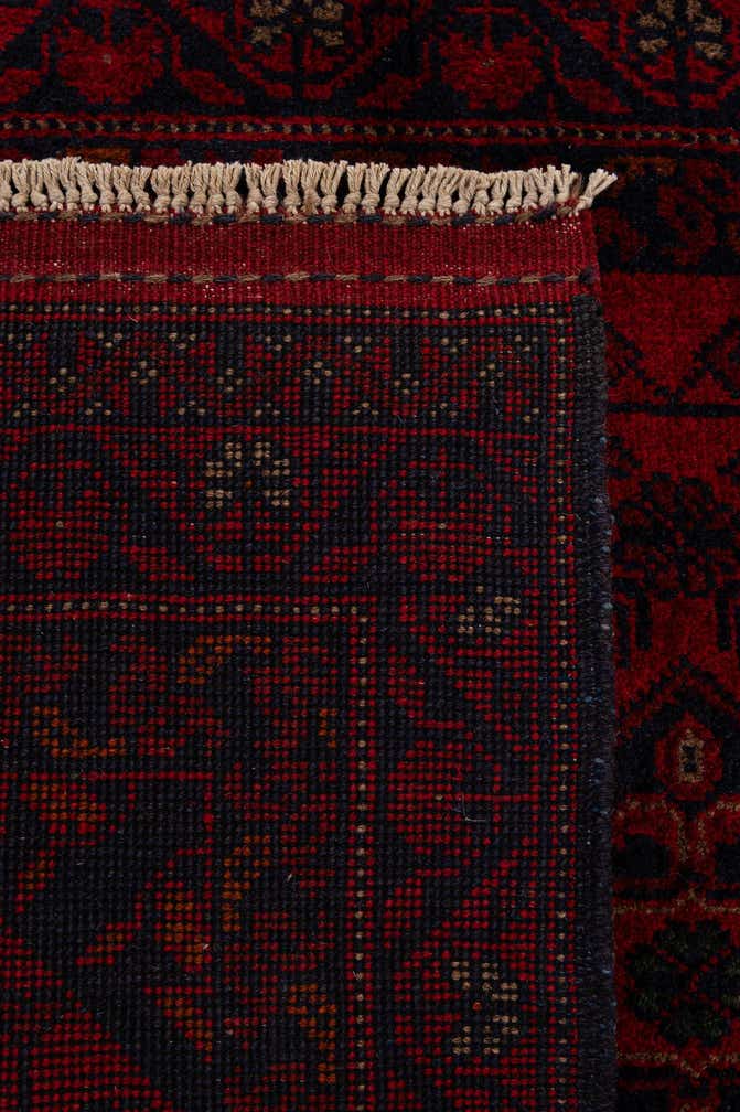 2' 8 x 9' 5 Hand Knotted Khal Mohammadi Wool Runner Rug