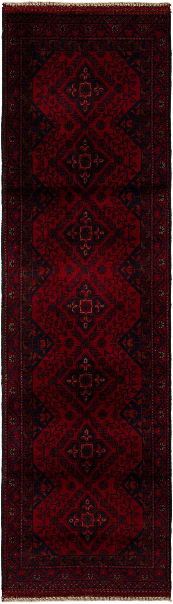 2' 8 x 9' 5 Hand Knotted Khal Mohammadi Wool Runner Rug
