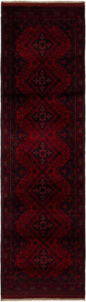 2' 8 x 9' 5 Hand Knotted Khal Mohammadi Wool Runner Rug