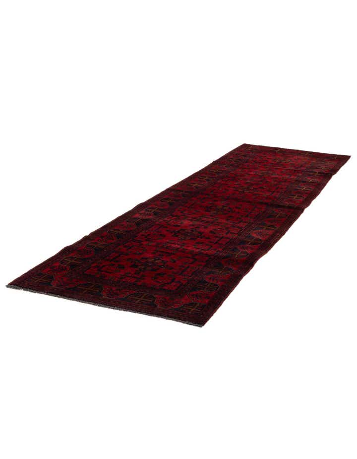 2' 9 x 9' 4 Hand Knotted Khal Mohammadi Wool Runner Rug