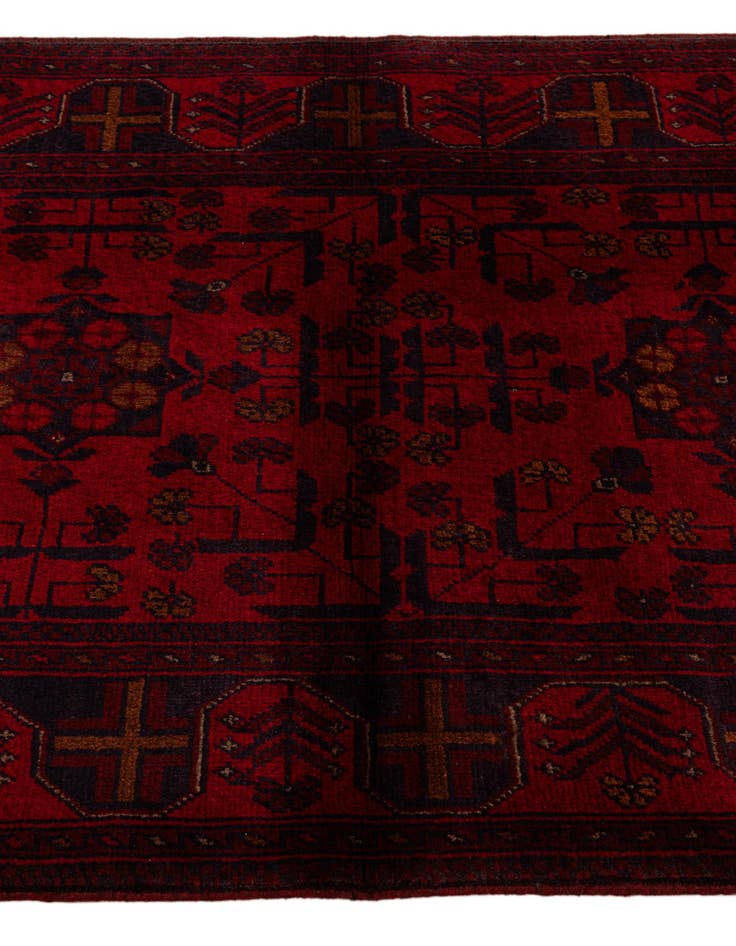 Detail image of 2' 9 x 9' 4  Hand Knotted Khal Mohammadi Wool Runner Rug