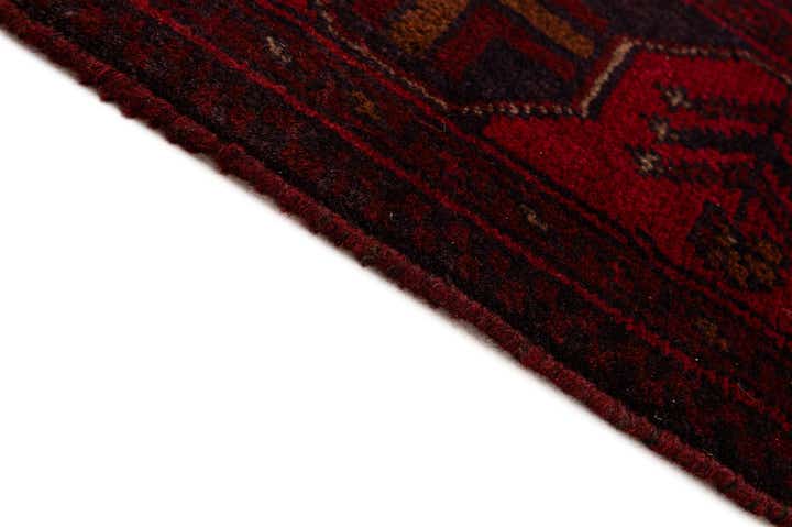 2' 9 x 9' 4 Hand Knotted Khal Mohammadi Wool Runner Rug
