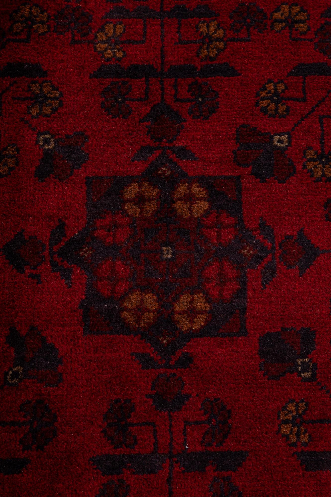 2' 9 x 9' 4 Hand Knotted Khal Mohammadi Wool Runner Rug
