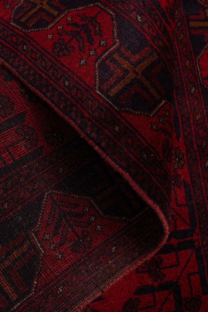 2' 9 x 9' 4 Hand Knotted Khal Mohammadi Wool Runner Rug