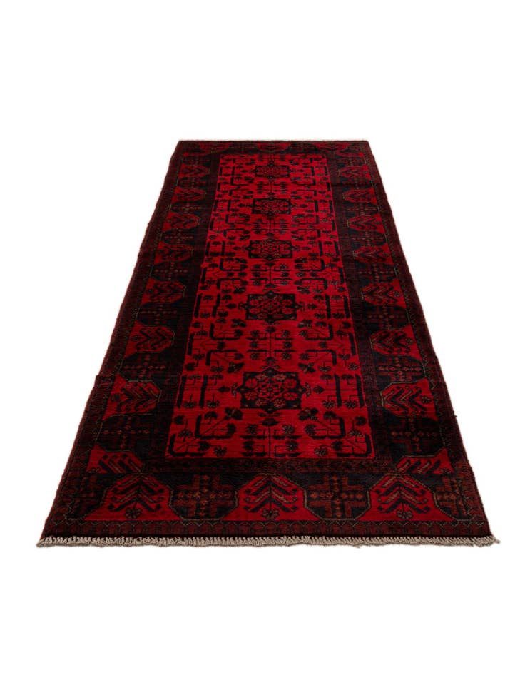 Detail image of 2' 9 x 9' 6 Hand Knotted Khal Mohammadi Wool Runner Rug