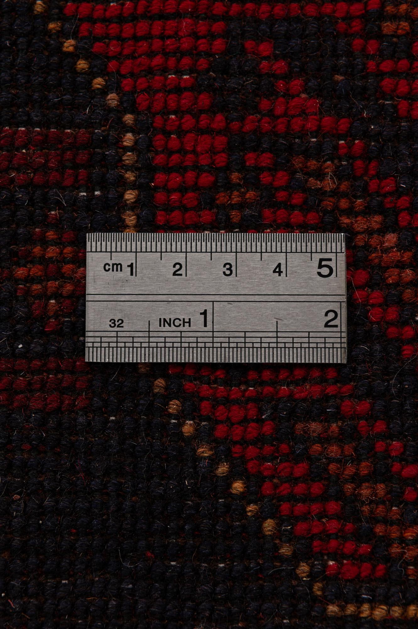 2' 9 x 9' 6 Hand Knotted Khal Mohammadi Wool Runner Rug