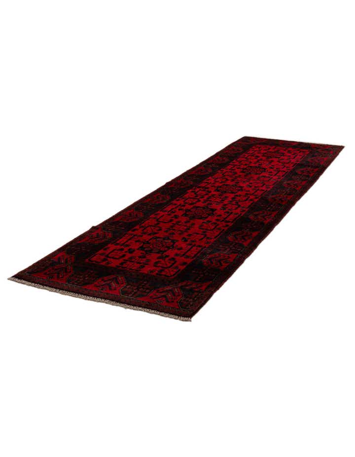 2' 9 x 9' 6 Hand Knotted Khal Mohammadi Wool Runner Rug
