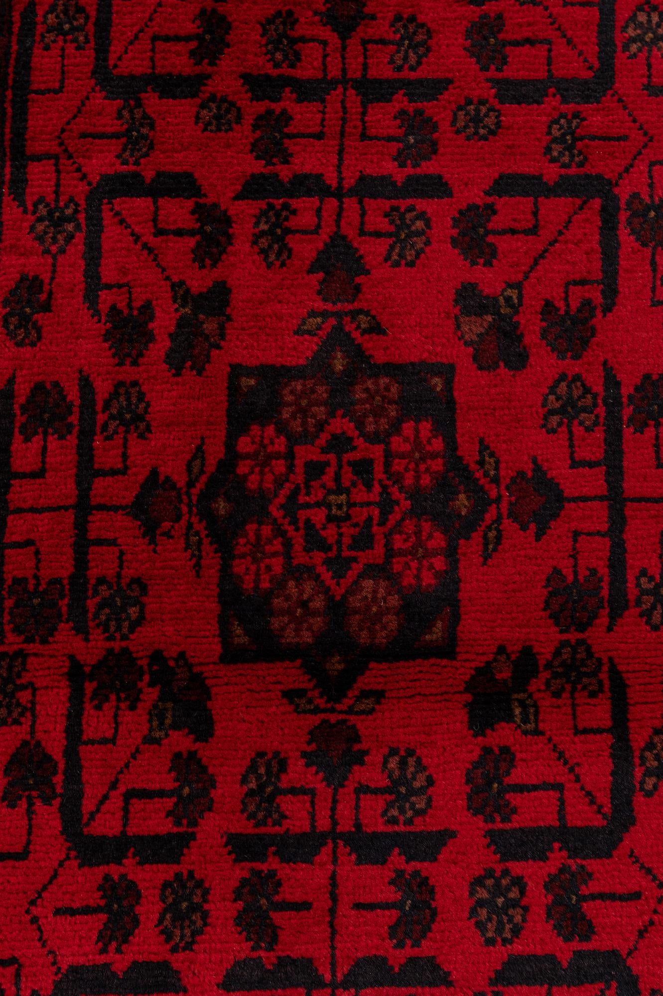 2' 9 x 9' 6 Hand Knotted Khal Mohammadi Wool Runner Rug