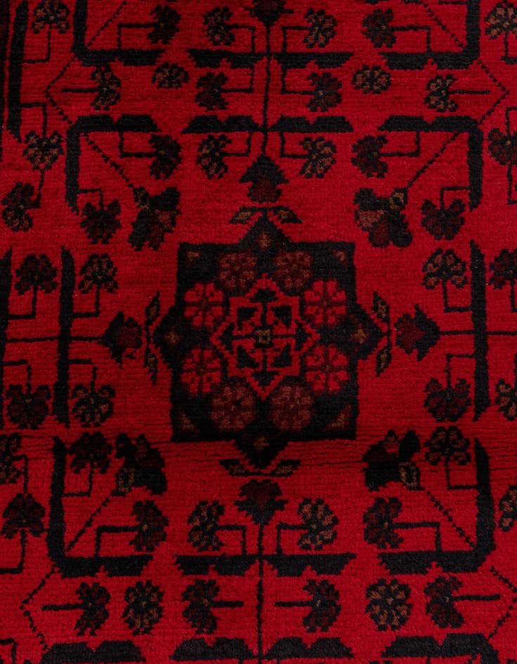 Detail image of 2' 9 x 9' 6  Hand Knotted Khal Mohammadi Wool Runner Rug