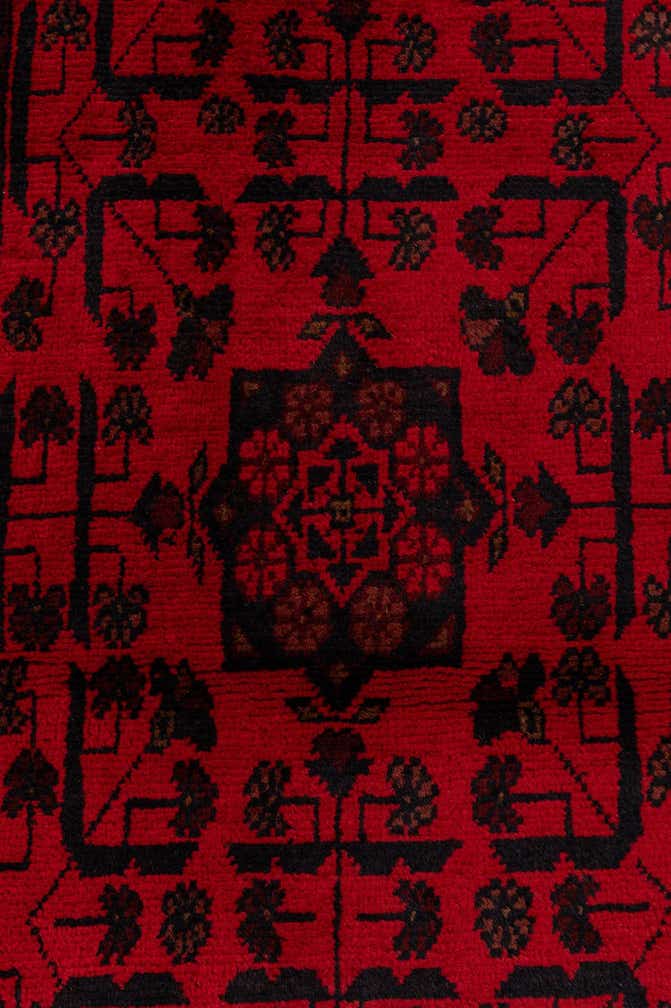 2' 9 x 9' 6 Hand Knotted Khal Mohammadi Wool Runner Rug