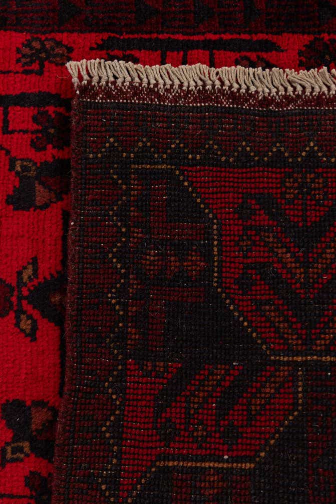 2' 9 x 9' 6 Hand Knotted Khal Mohammadi Wool Runner Rug