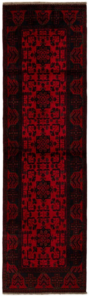 Detail image of 2' 9 x 9' 6 Hand Knotted Khal Mohammadi Wool Runner Rug