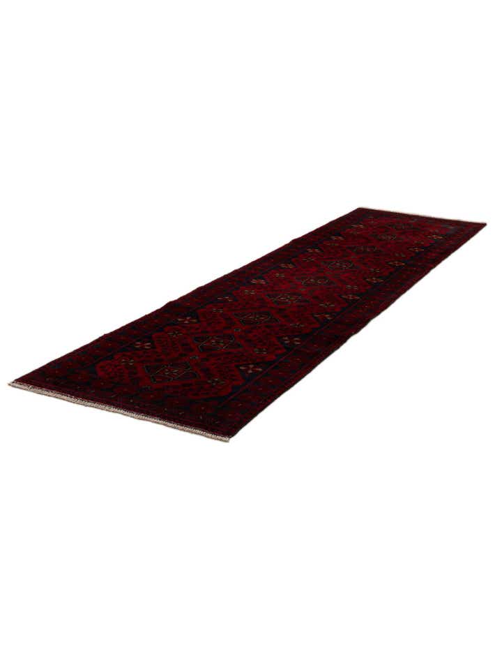 2' 8 x 9' 8 Hand Knotted Khal Mohammadi Wool Runner Rug