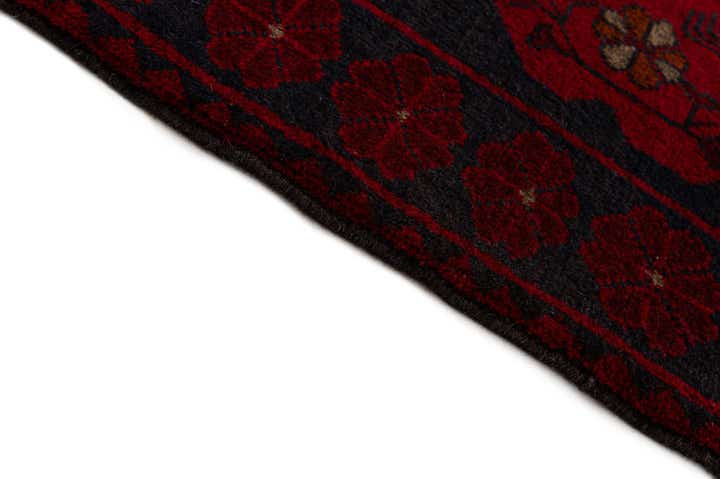 2' 8 x 9' 8 Hand Knotted Khal Mohammadi Wool Runner Rug