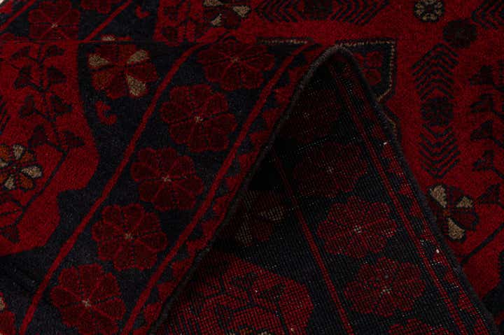 2' 8 x 9' 8 Hand Knotted Khal Mohammadi Wool Runner Rug